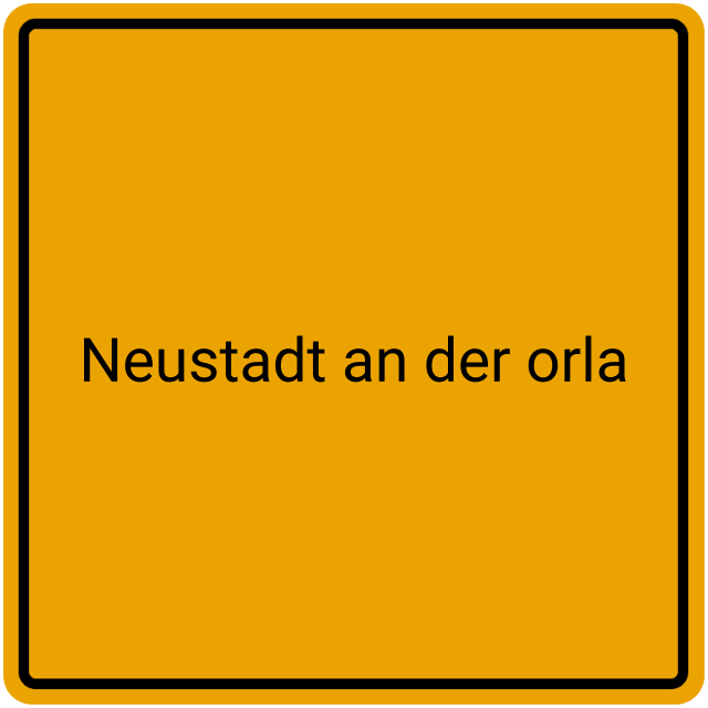 Meldebestätigung Neustadt an der Orla